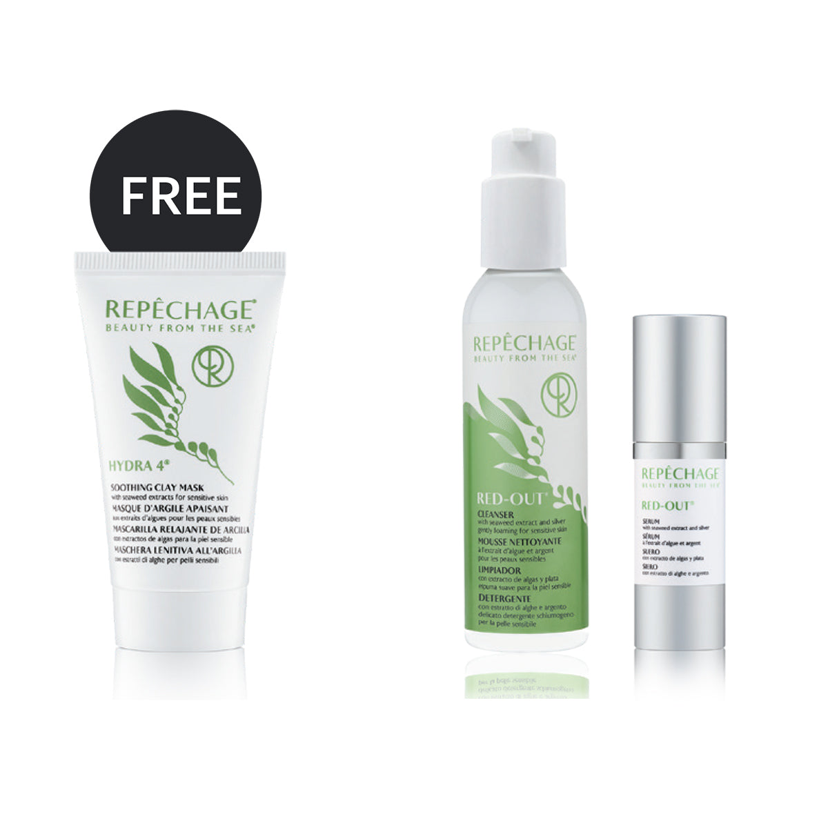 FREE Hydra 4® Soothing Clay Mask with Purchase of Red-Out® Cleanser and Red-Out® Serum