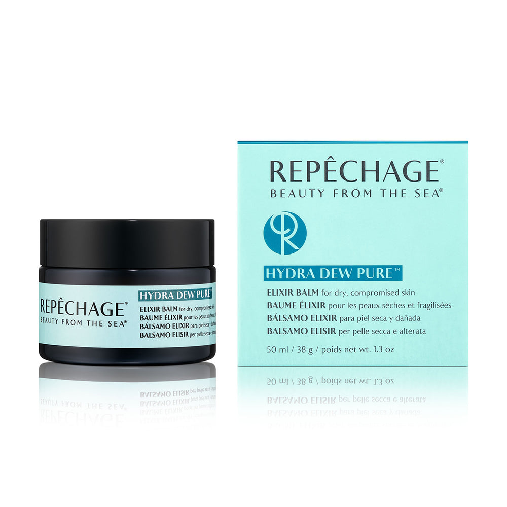 Hydra Dew Pure Elixir Balm and packaging