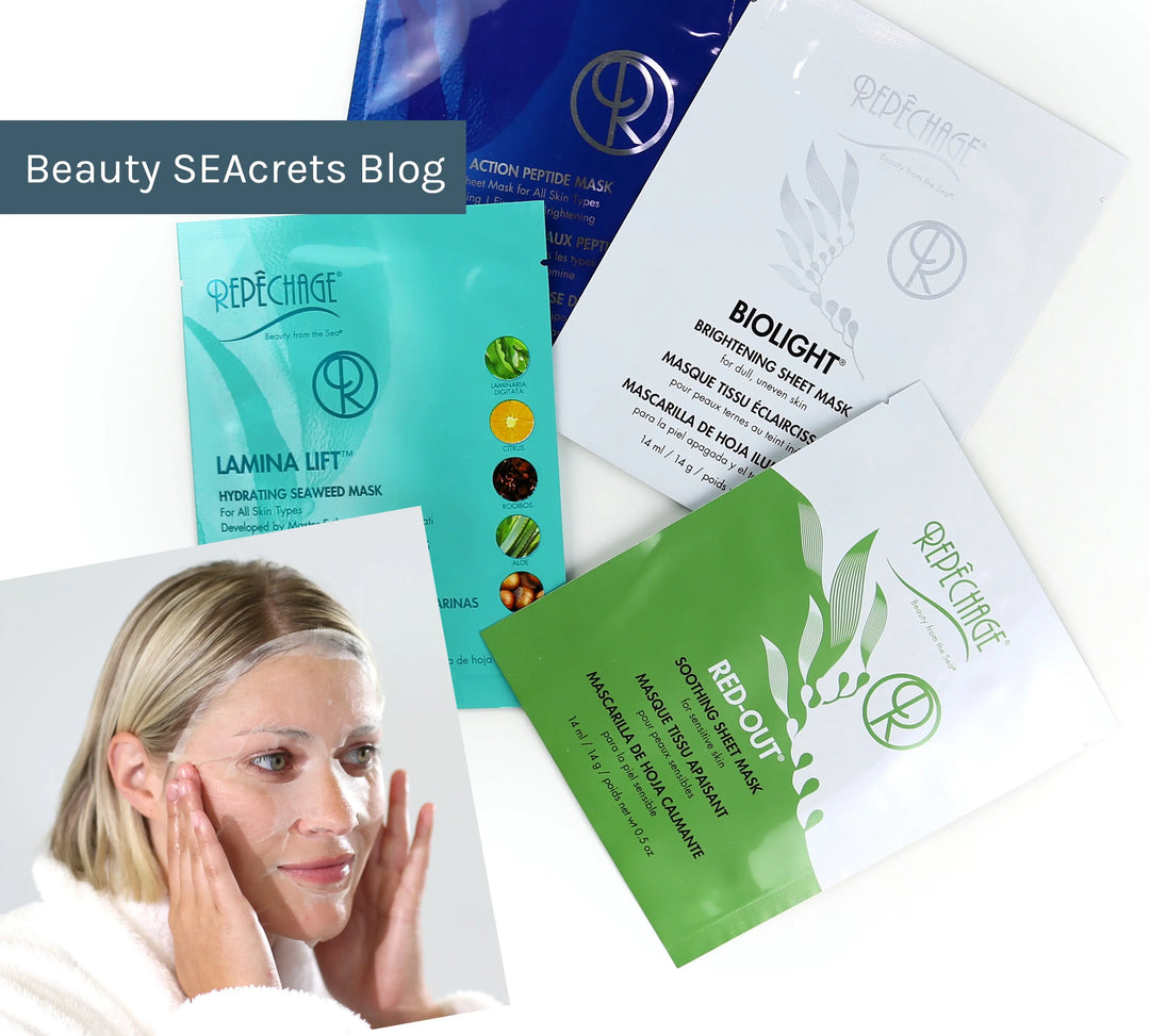 How to Get Professional Facial Results At-Home with Seaweed-Infused Sheet Masks Repêchage®