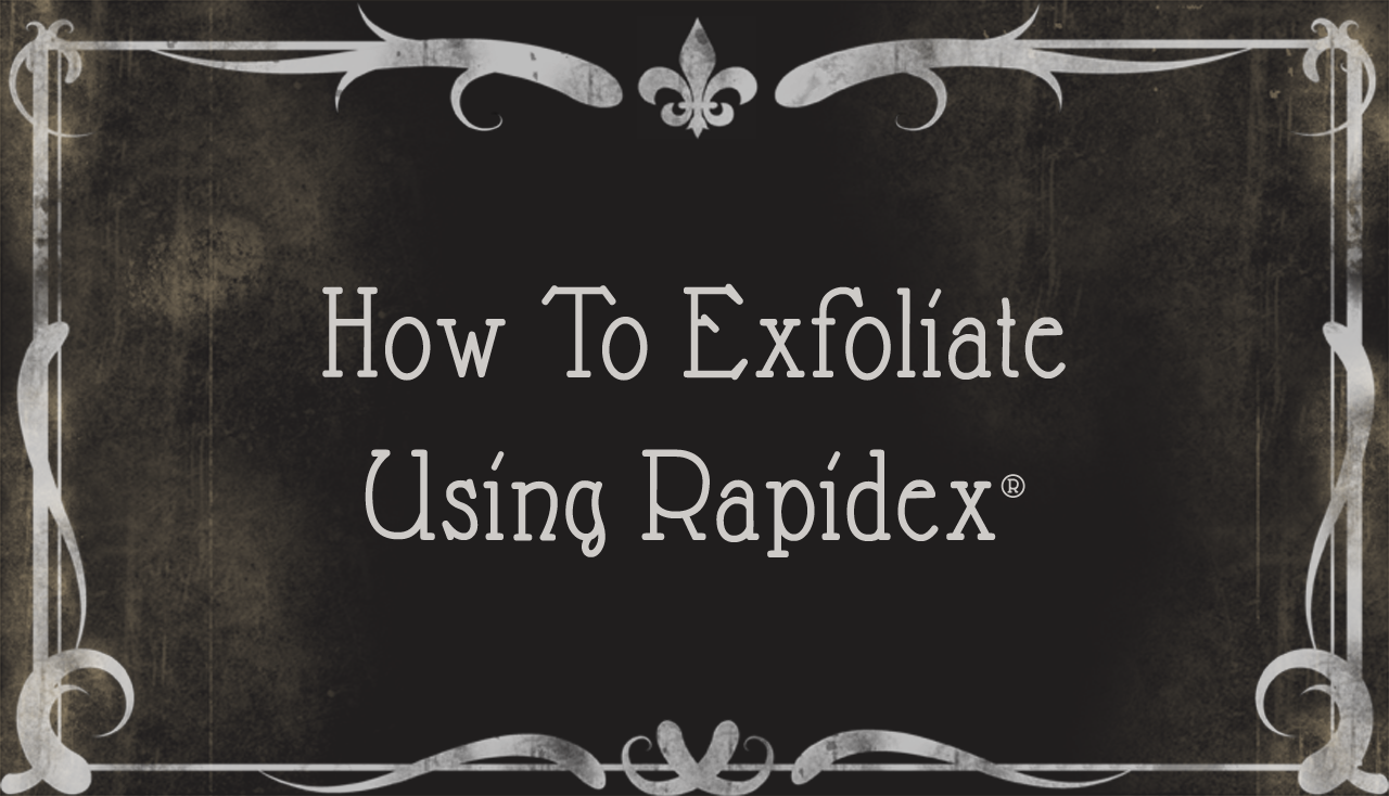 How to Exfoliate Using Rapidex® Marine Exfoliator