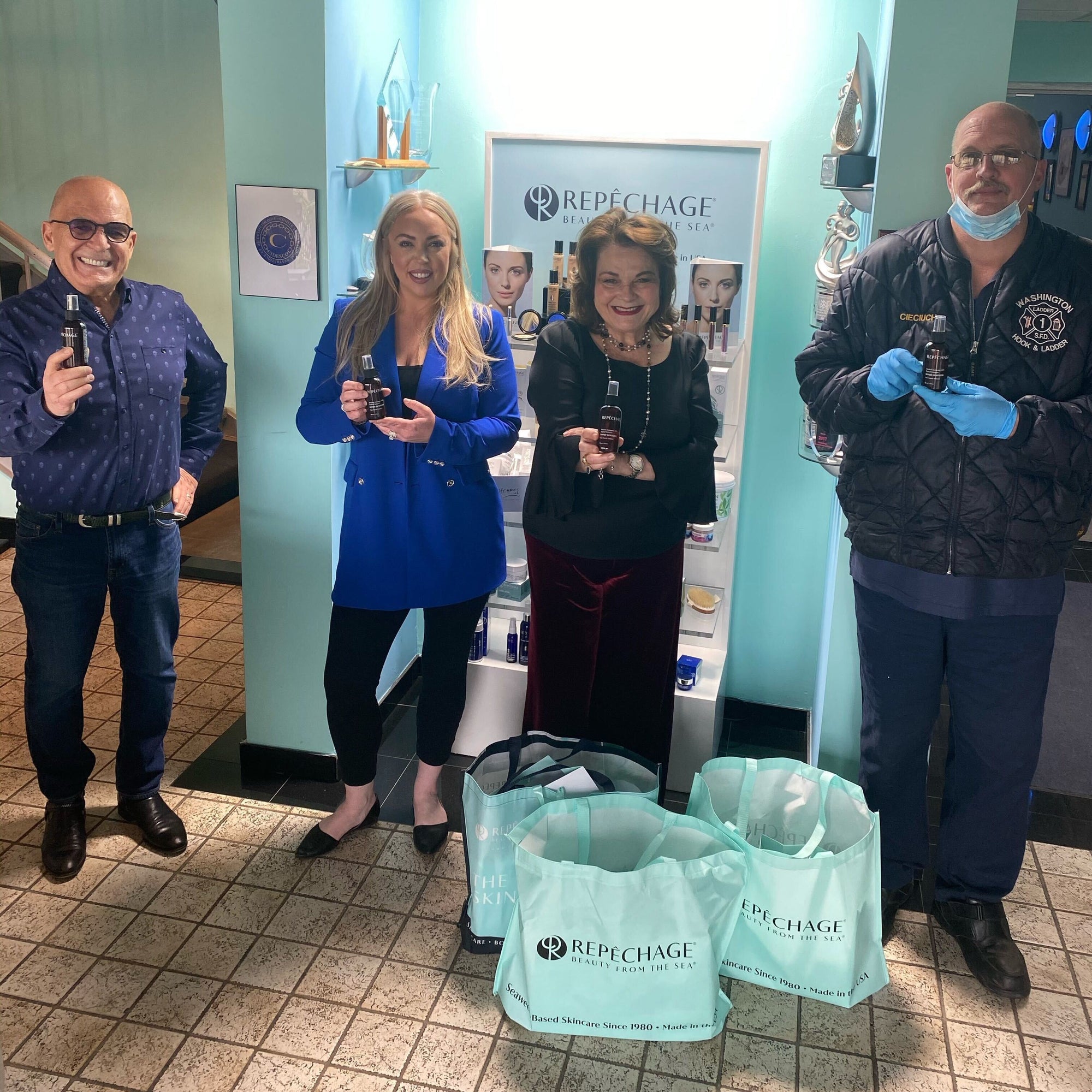 Repêchage® Receives Hero Award By Local Hospital & Government Officials For Essential Care Donations