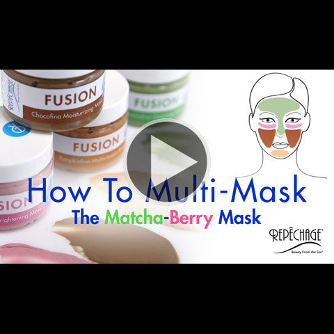 How To Multi-Mask: The Matcha-Berry Mask