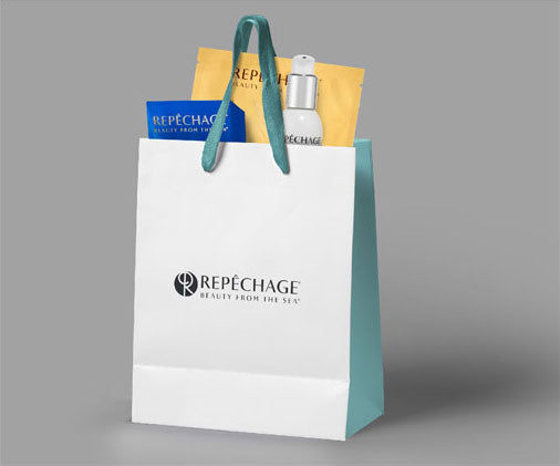 Repêchage Boutique Bag filled with award-winning products  