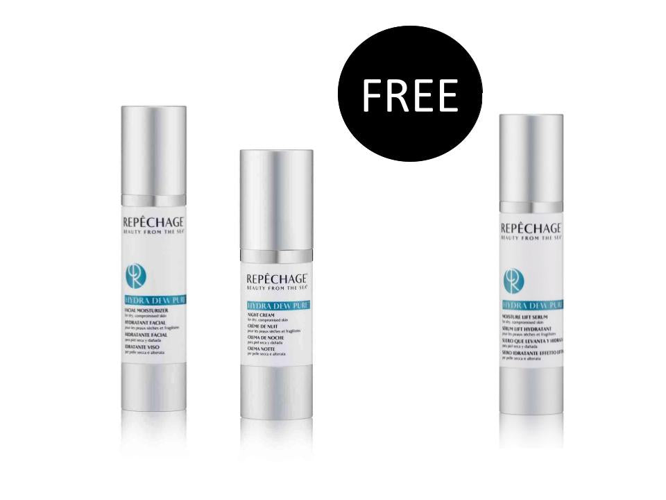 PROMO- Buy Hydra Dew Day and Night Cream (RR03/RR06) Get Hydra Dew Serum (RR08) Special Price Repêchage®