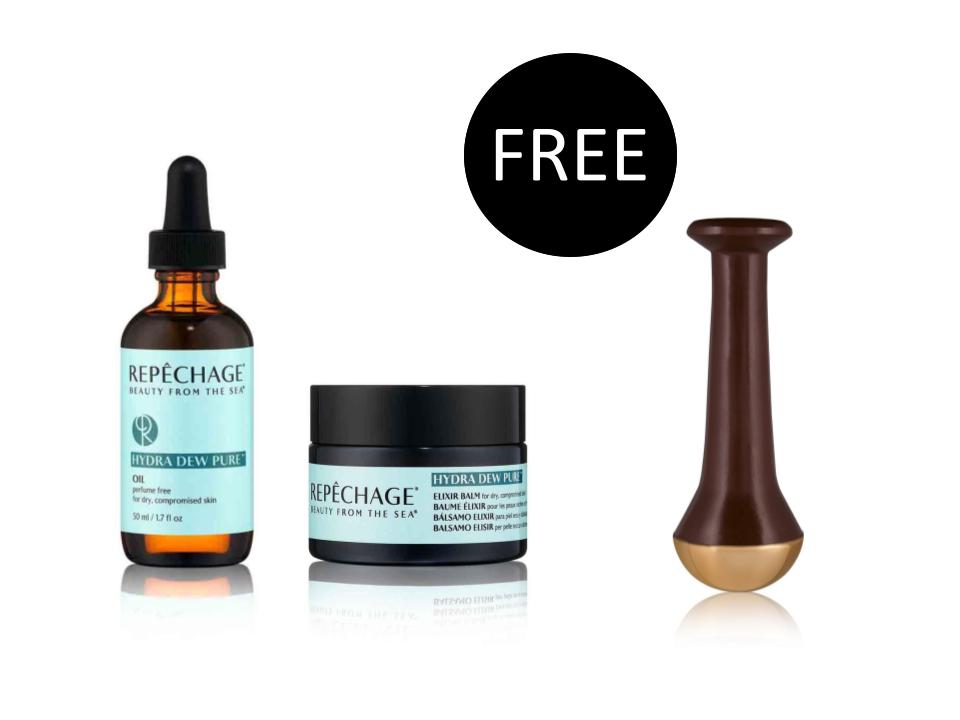 PROMO-Buy Hydra Dew Pure Oil (SU80)+ Hydra Dew Pure Balm (RR05) and Kansa Wand at Special Price Repêchage®