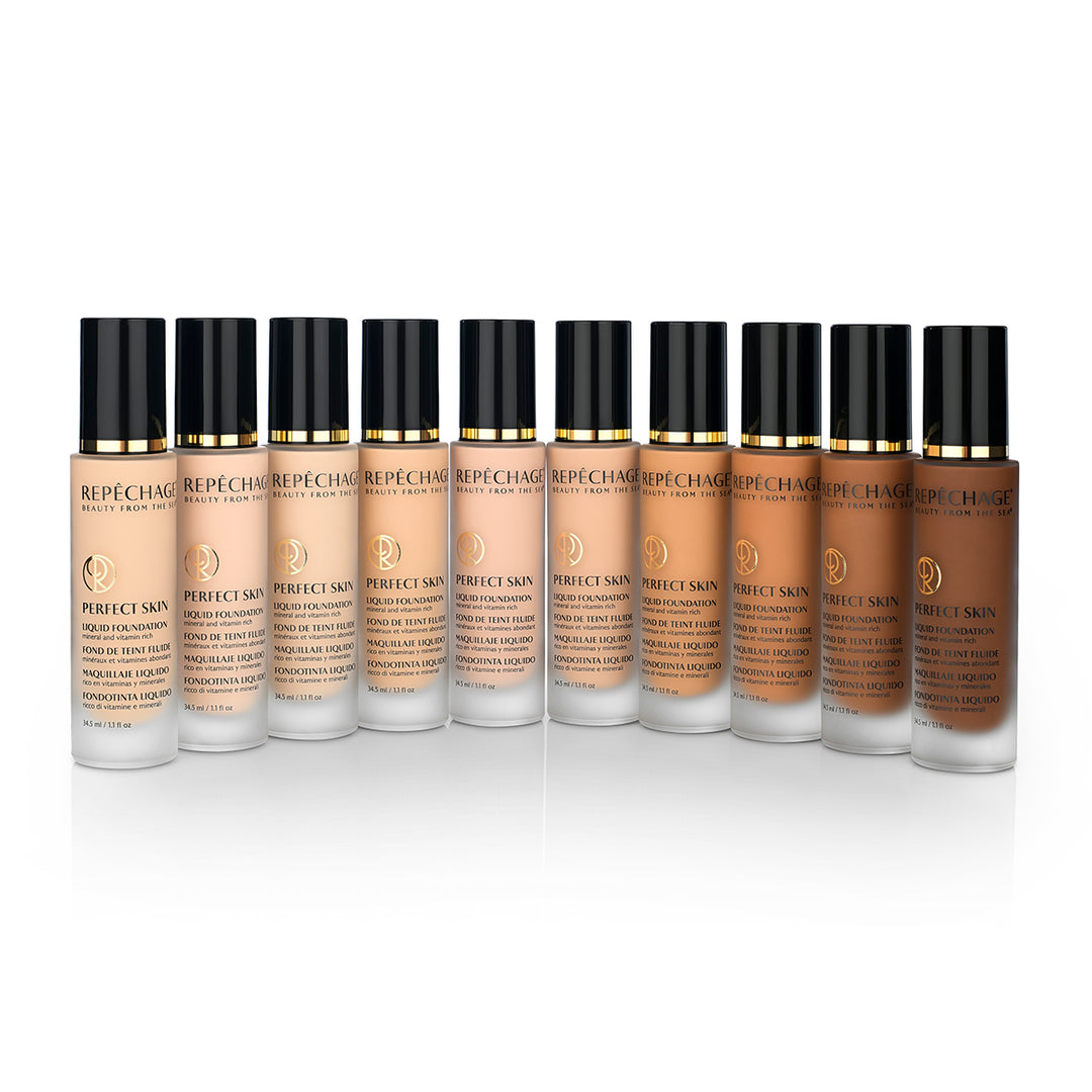 Repechage Perfect Skin Liquid Foundation - Golden Deep Tone Repechage Perfect Skin Liquid Foundation - Golden Deep Tone