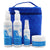 T-Zone Collection lined up in front of blue signature repechage tote bag