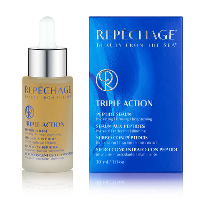 Triple Action Peptide Serum and Packaging